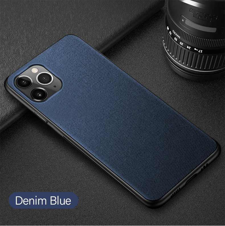 Ultra-thin Cloth Texture Magnetic Phone Case For iPhone 13 12 11 Pro SE2020 Xsmax XS XR X 8 7 6 s Plus Silicone Cover cases for iphone xr