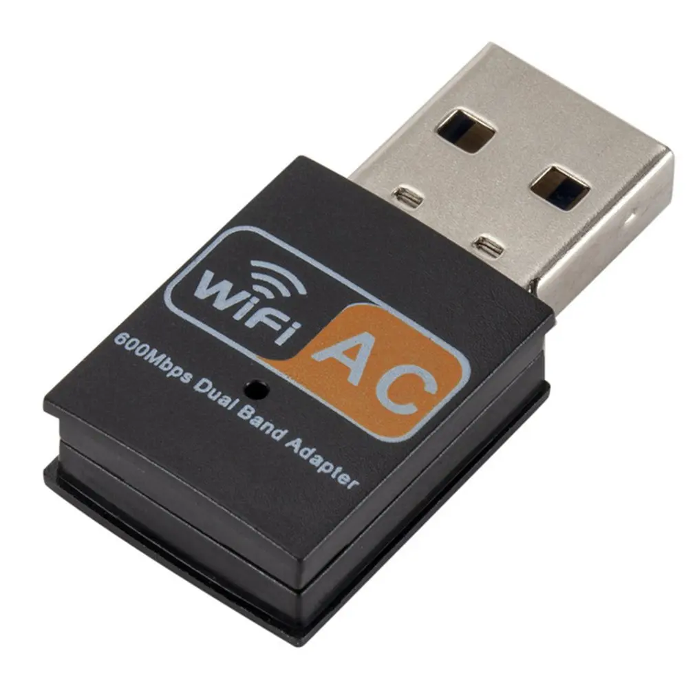 USB Adaptador Sem Fio Wi-Fi 600 Мбит/с Placa de Rede Wi-Fi Antena двухдиапазонный 2,4 ГГц usb Lan Ethernet 5 рецептор 802.11ac Wi-Fi