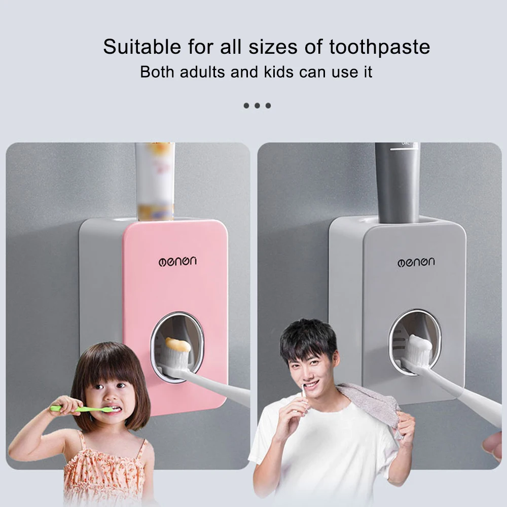 ECOCO держатель для зубной пасты настенный автоматический диспенсер для зубной пасты Hands Free Зубная паста соковыжималка товары для дома, ванной