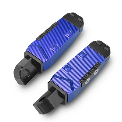 Мотоцикл с ЧПУ подножки педали для Yamaha YZF R3 R25 R15 MT03 MT25 MT07 MT09 XSR700 XSR900 - Цвет: Синий