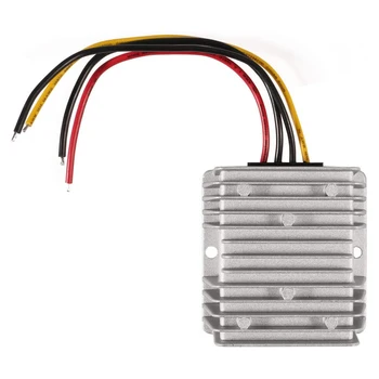 

DC Voltage Converter, Waterproof Automatic Buck Boost Converter DC-DC 8V-40V to 12V 6A 72W Step down Up Power Supply Regulator