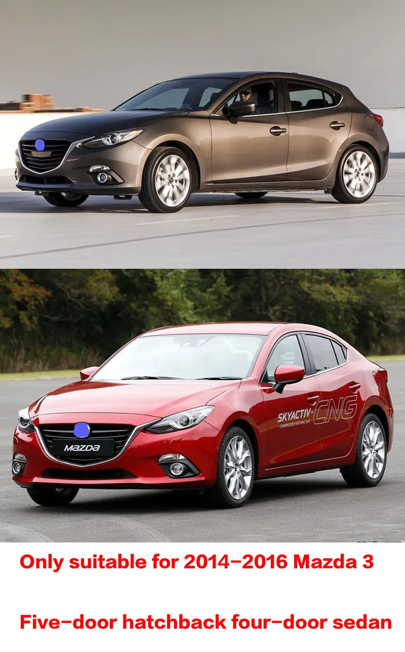 CEYUSOT для новой mazda 3 накладка переднего бампера Мазда 3 м3 декоративная решетка бампера Накладка полосы аксессуары