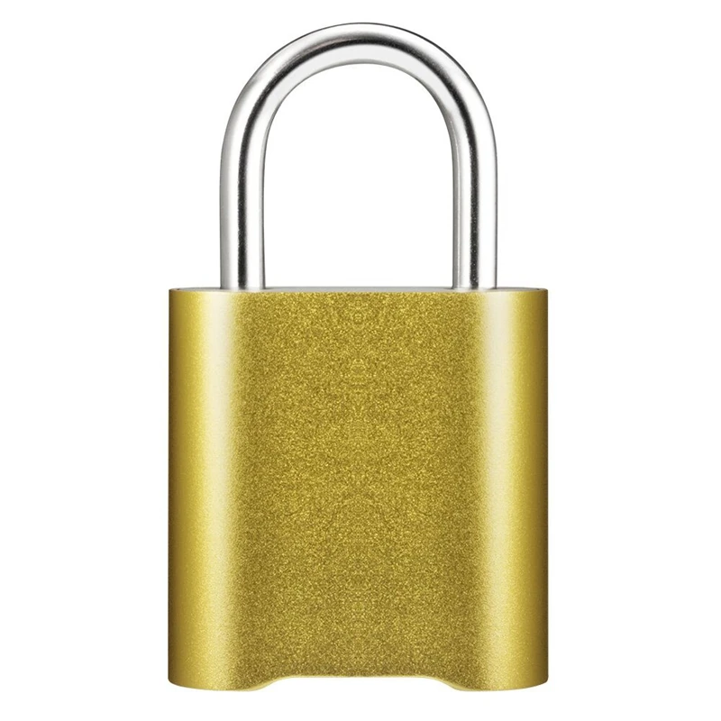 

Smart Fingerprint Bluetooth Rechargeable Keyless Padlock Unlock Waterproof Home Security App IOS Shared Door Lock