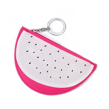 

50PCS / LOT Fruit Fun Wallet Watermelon Coin Purse Little Girl Purse Multi-Function Card Bag Mini Storage Bag