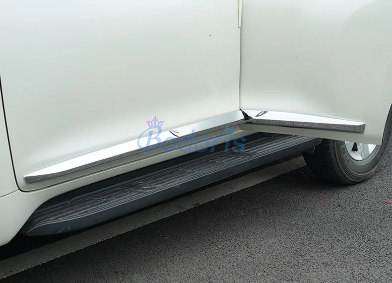 Для Toyota Land Cruiser Prado FJ150 2010- хромированная накладка литьевая крышка Подрезка комплект Стайлинг Prado Аксессуары