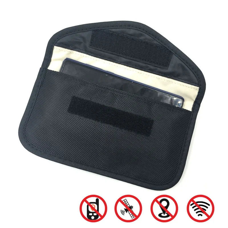 

New Car Key Car Fob Signal Blocker Signal Blocking Bag Faraday Bag Signal Blocking Bag Shielding Pouch Wallet Case For ID card