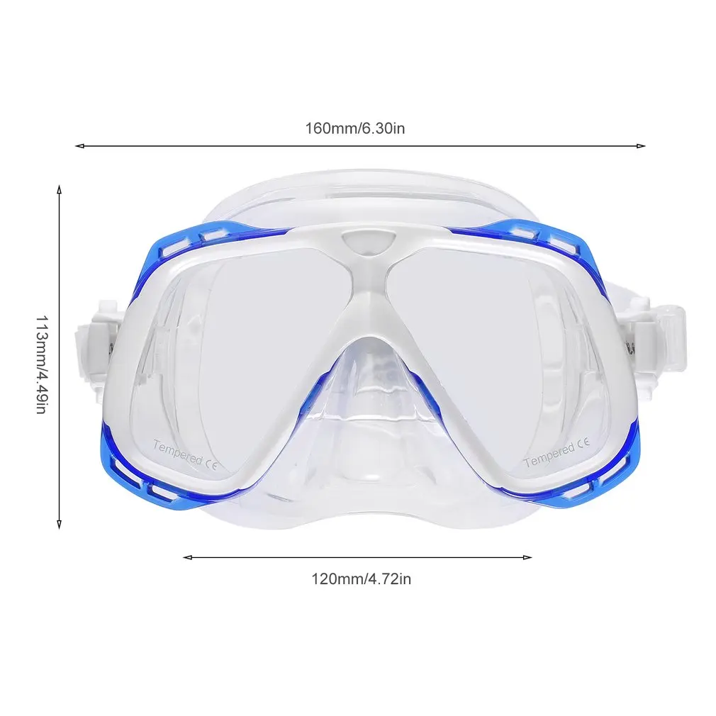 Outad дайвинг подводное плавание Freediving маска трубка набор из закаленного стекла линзы Регулируемый Ремешок Защита от ультрафиолета-туман