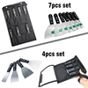 4/7pcs Putty Knife Set 1"1.5" 2" 2.5" 3" 4" 5" Putty Knife Paint Putty Knife Scraper Blade Putty Knife Tool Bag 6