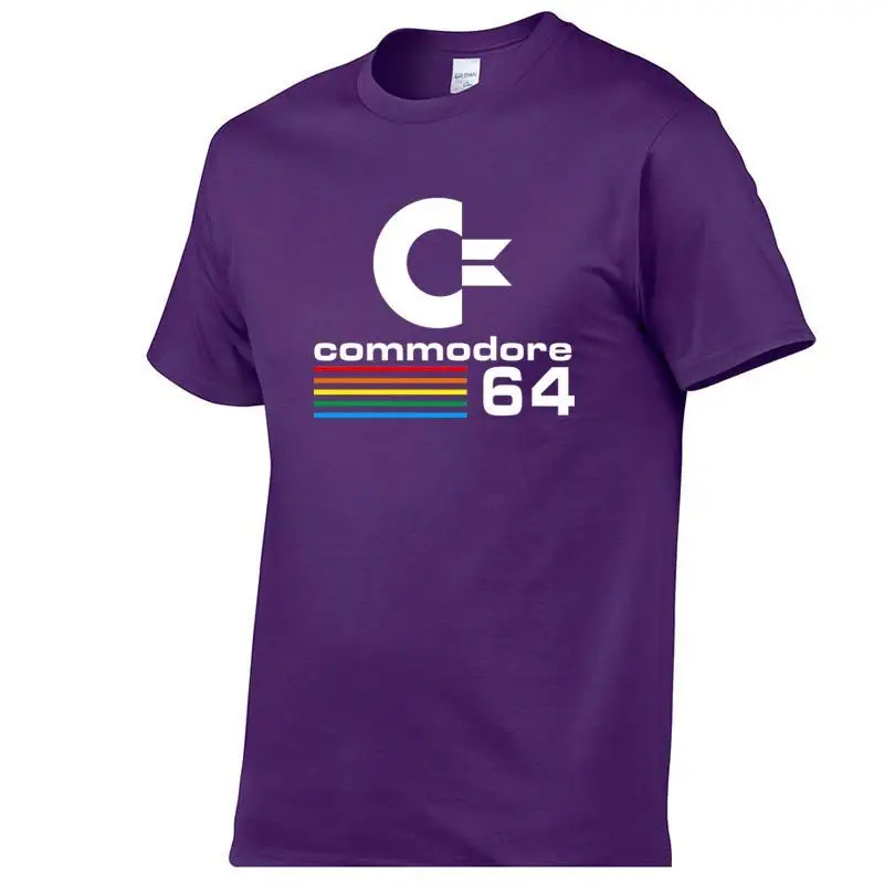 Мужская футболка с короткими рукавами Commodore 64 ультраклассная дизайнерская