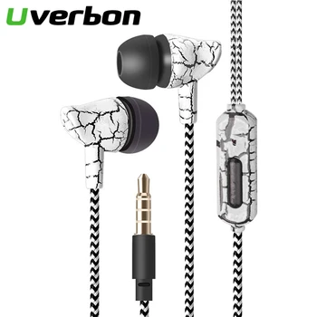 

3.5mm Sport Crack Earphone In Ear Wired Earphone 3.5mm Heavy Bass Sound Quality Music Sport Gaming Headset With mic For MP3 MP4