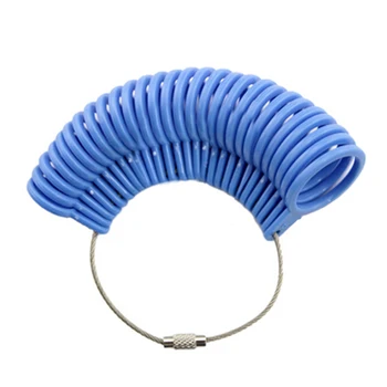 

US 0-13 UK A-Z Gift Jewelry Measurement Set Multifunctional Round Finger Easy To Use Plastic Gauge Portable Practical Ring Sizer