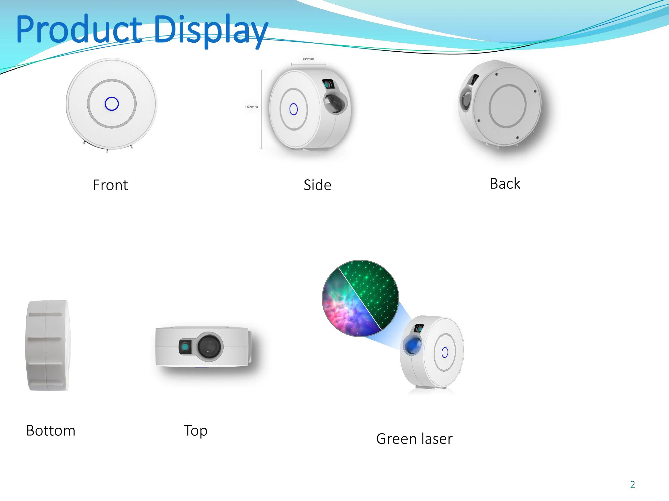Projetor de Casa Controle sem Fio Luz da Noite Estrela Inteligente Wifi Laser Estrelado Projetor Acenando Led Colorido App Céu 2 Módulos de automação residencial