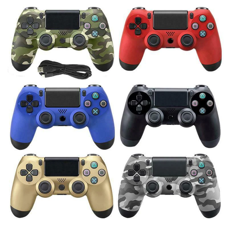 OSTENT Double Shock USB Wired Controller Gamepad Joystick for Sony PS4/PS3 Console