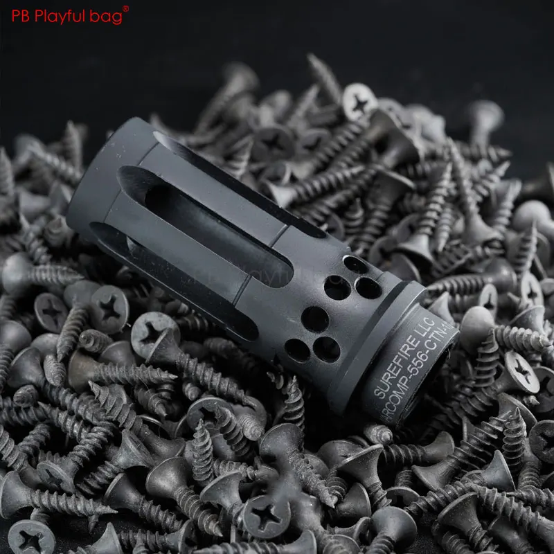 Игривый мешок Открытый CS Реплика SUREFIRE WARDEN гель мяч пистолет расширение глушитель