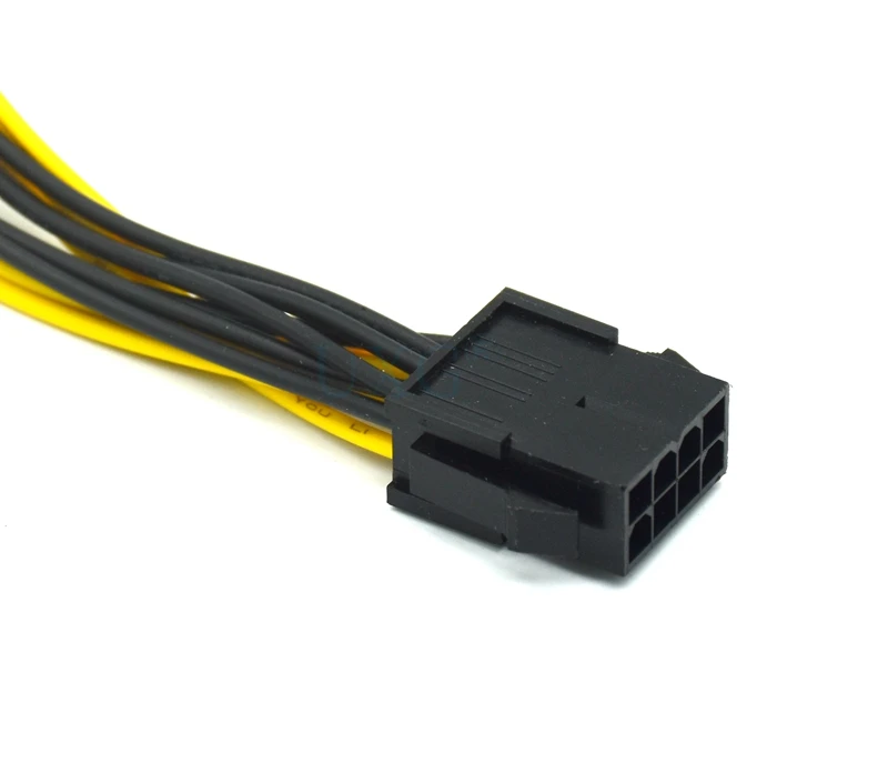 Cable PCI-E PCIE 8P Female to 2 Port Dual 8pin 6P+2P Male GPU Graphics Video Card Power Supply Riser Mining Cord Cabo