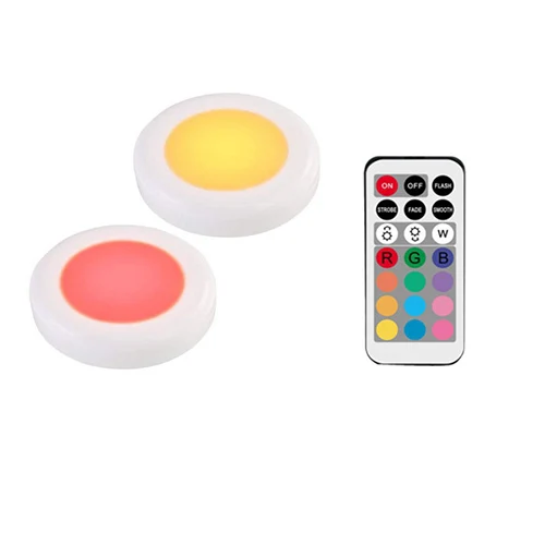 1remote 2 lamp Пульт дистанционного управления RGB шкаф с сенсорным датчиком лампы шкафа СВЕТОДИОДНЫЕ Светильники для спальни гостиной кухни освещение Декор - Цвет: 1remote 2 lamp
