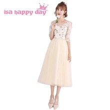 Модное нарядное Пышное Платье с рукавами шампанского для девочек милые вечерние платья для подростков, 16 бальных платьев, W4311