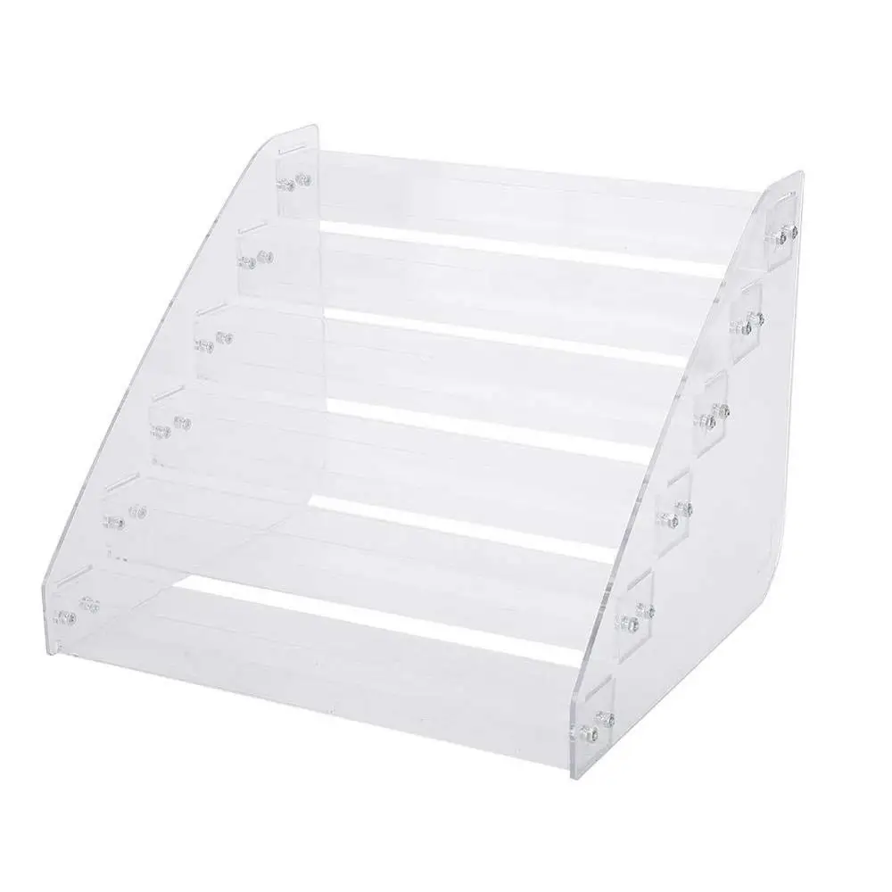 

SZanbana Acrylic Sunglasses Organizer Eyewear Storage Tray Clear Eyeglasses 6layer Display Holder Tabletop Glasses Watch Storage