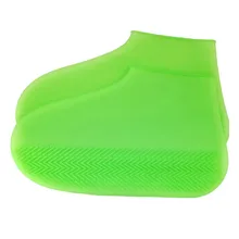 Silicone Overshoes Reusable Waterproof Rainproof Men Shoes Covers Rain Boots Non-slip Washable Wear-Resistant Recyclable 64P