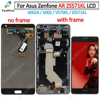 

For ASUS Zenfone AR ZS571KL LCD Display Screen Digitizer Assembly with Frame Replacement parts For ASUS ZS571KL LCD