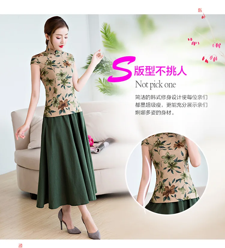 Длинные свежая модная Cheongsam для любителей литературы и искусства для похудения Детский жакет из денима для девочки; Slim Fit платье чонсам