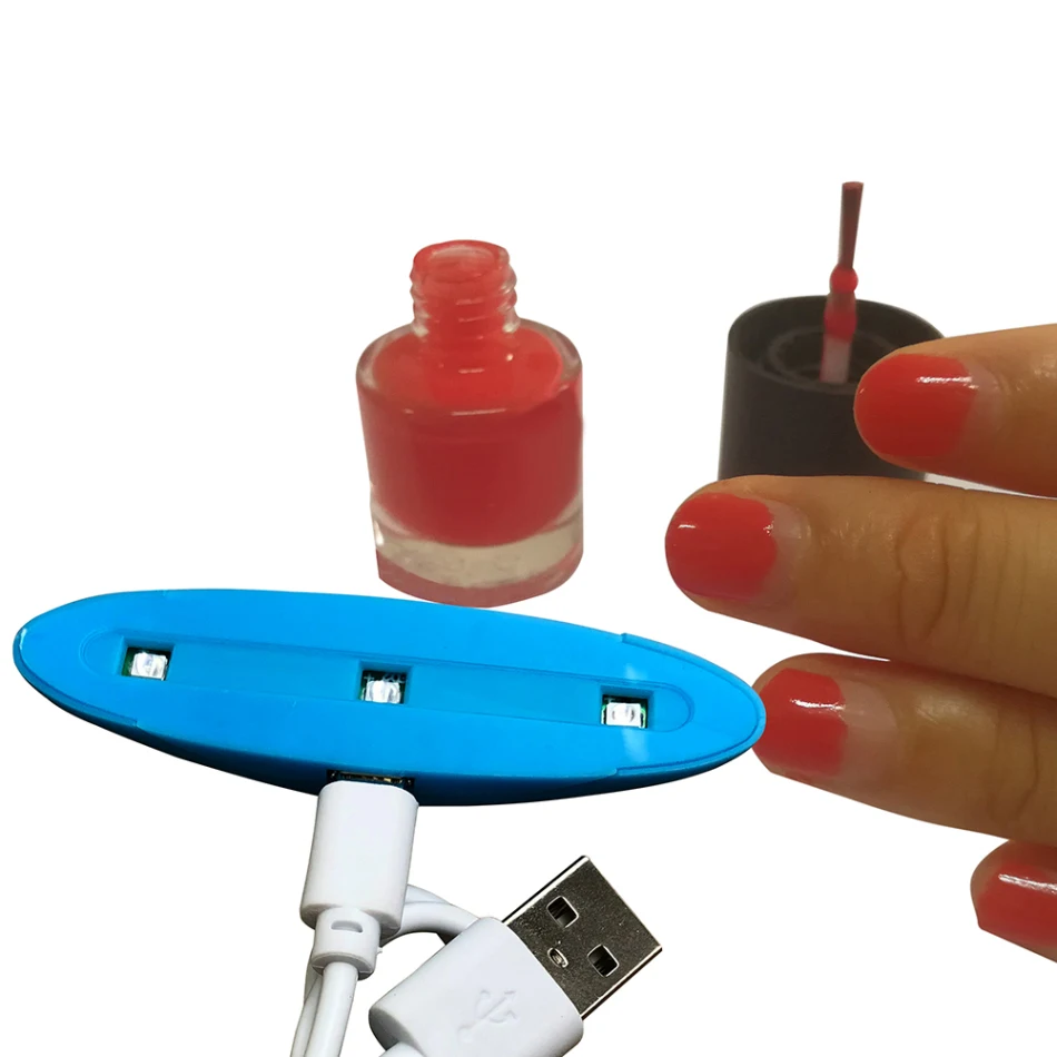 Портативный мини светодиодный УФ лампа для ногтей мост 6 Вт USB Сушилка сушки