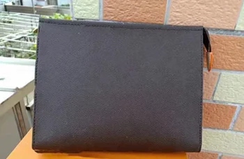 

Luxury Designer Zippy Toiletry Bag Louie Makeup Handbag Vuiton Branded Organizer Purse Genuine Leather Lining AAA High Quality