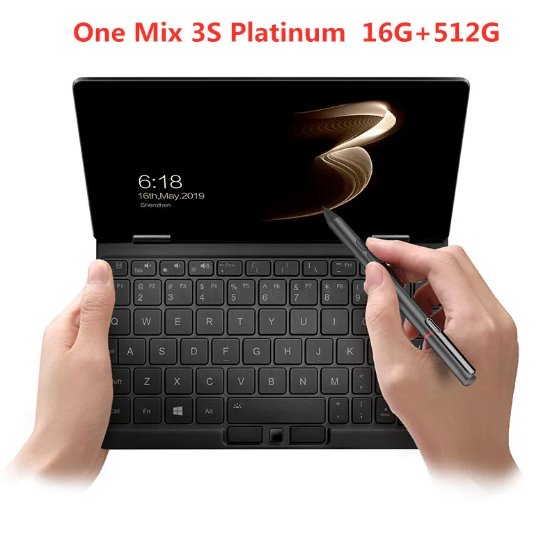 3S Platinum 512G Карманный планшетный ноутбук One Mix серии 1 S/2 S/3 S 8+ 256G/16G+ 512G SSD Intel Core i7-8500Y Windows 10 HDMI type-C USB TF 2,4/5G WI-FI - Цвет: 3S Platinum 512G
