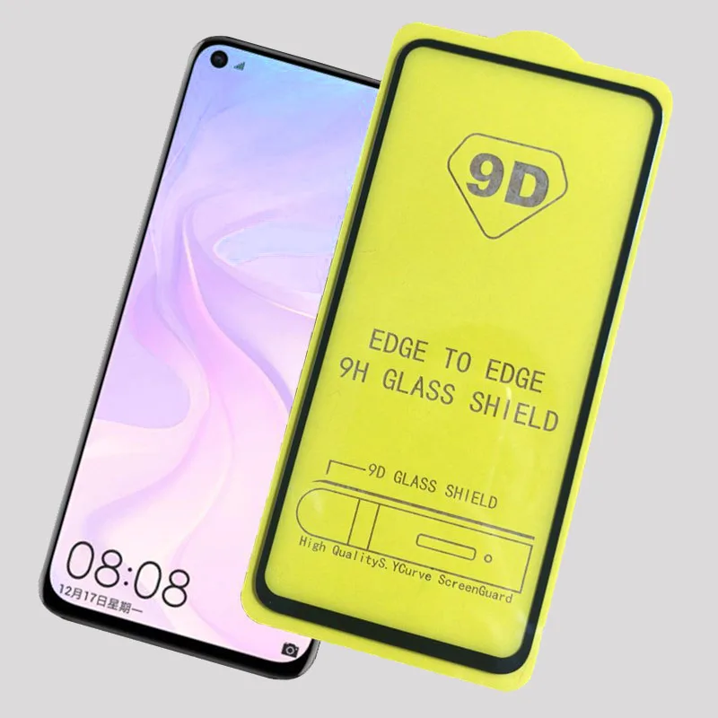 Sinzean 100 шт 2.5D полное закаленное стекло для Xiaomi 9T покрытие 9D Защита экрана Pro с