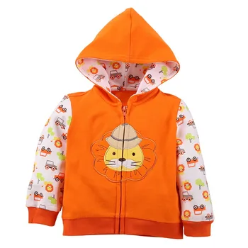 2018 baby boys girls hooded sweatshirts cotton cartoon tops truck flower whale out wear kids clothes for newborn 3m-18m 1