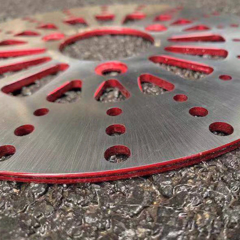 Универсальный CNC алюминиевый сплав высокого качества фиксированный диск мотоцикла тормозной диск 220 мм Шаг отверстия 70 мм для модификации