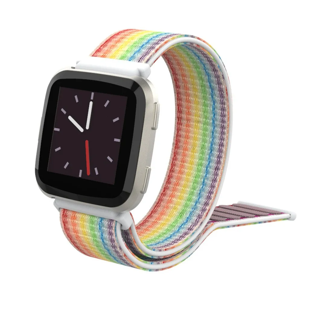 Для Fitbit Versa 2 ремешок Волшебная наклейка Нейлоновый Регулируемый сменный ремешок на запястье для Fitbit Versa 2 аксессуары FW3