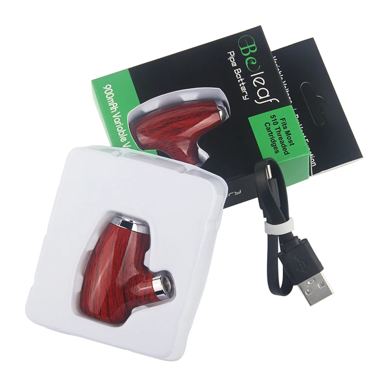 Wooden Genius Beleaf KY32 труба портативный креативный курительный переменное напряжение бокс мод для электронных сигарет fit 510 резьба КБР масляный картридж - Цвет: Wooden