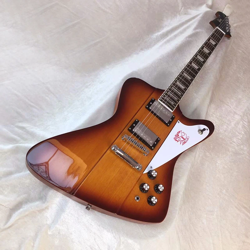 Firebird guitarra de madera maciza, súper sonido, súper entrega gratuita a casa|Guitarra| - AliExpress