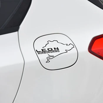 

Car Racing Nurburgring Fuel Tank Cap Stickers and Decals for Seat Leon Reflective Vinyl Sticker Auto Car Exterior Accessories