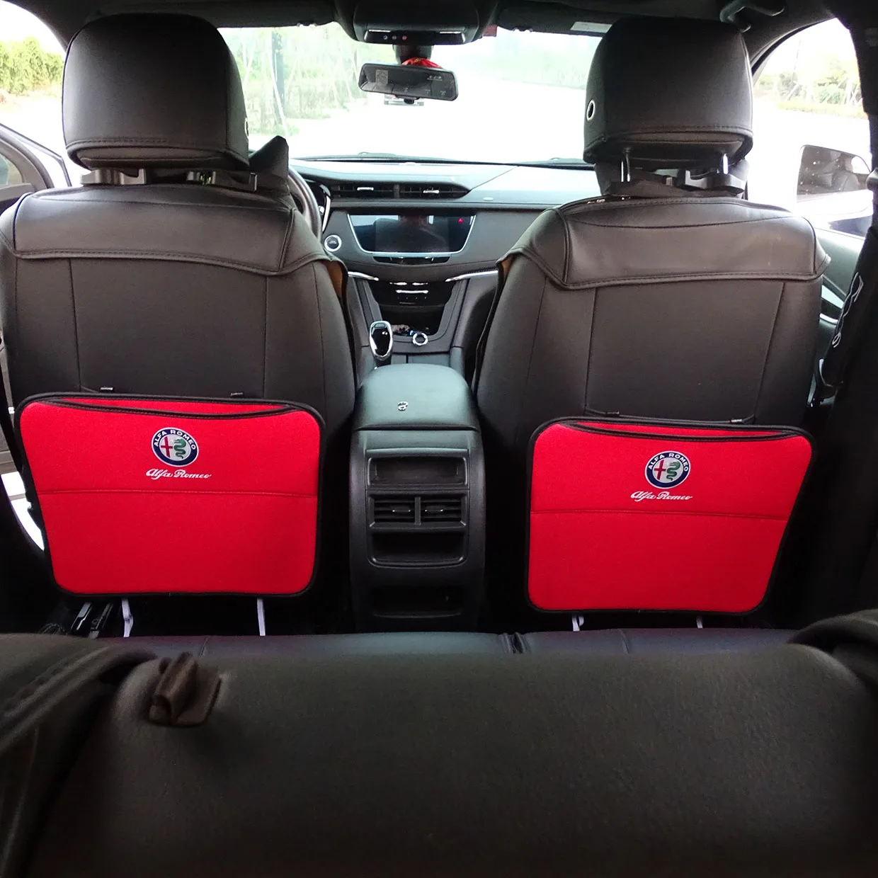 

Car Seat Back Leather Anti Kick Pad Waterproof Anti Dirty Protection For Alfa Romeo Mito 147 156 159 166 Giulietta Spider