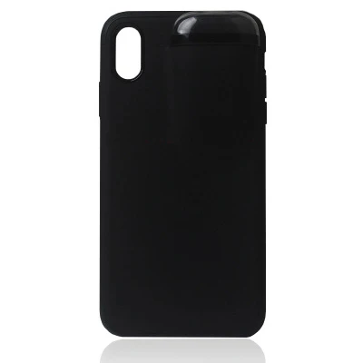 Black Для iPhone 11 Pro Max чехол Xs Max Xr X 10 8 7 Plus чехол для AirPods Держатель Жесткий чехол Прямая поставка - Color: Black