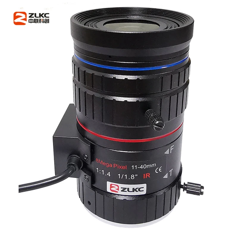 

IP Camera 8 Megapixel 11-40mm Manual Varifocal HD CCTV Lens 1/1.8 Inch Auto Iris Lens C-Mount Low Distortion IR Lens