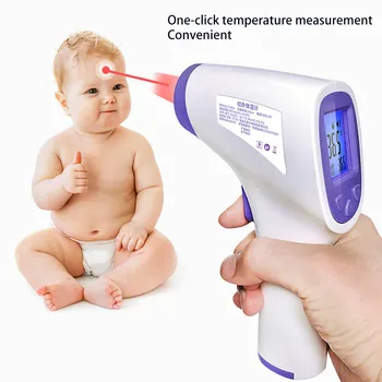 

Adult non-contact forehead thermometer digital human body and object thermometer measuring forehead thermometer термометр 40*
