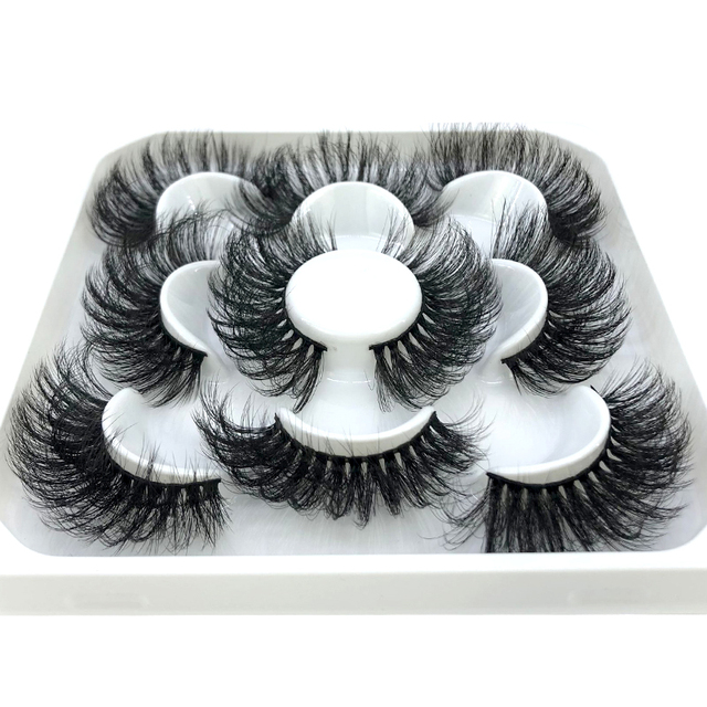 5 pairs natural false eyelashes fake lashes long makeup 3d mink eyelashes eyelash extension mink eyelashes for beauty