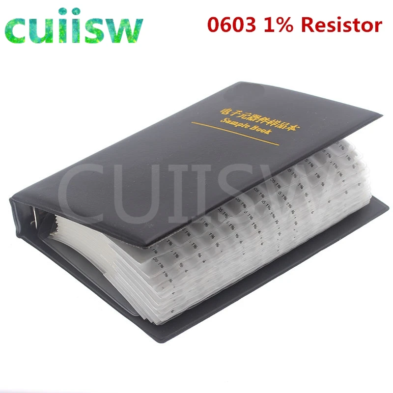 0603 SMD образец резистора книга 1% Допуск 170valuesx50 шт. = 8500 комплект резисторов 0R ~ 10 м |