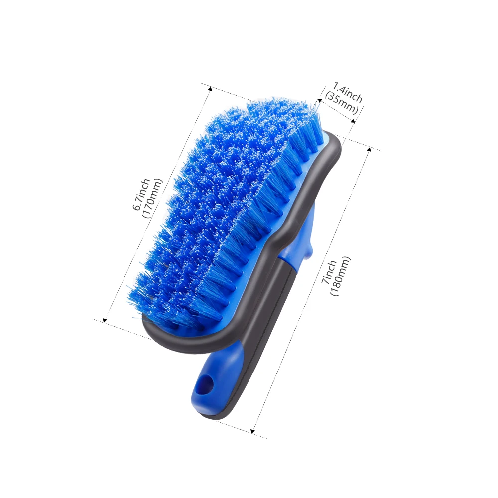 SPTA Car Wheel Tire Rim Scrub Brush Brush Cleaning Tool Auto Detailing