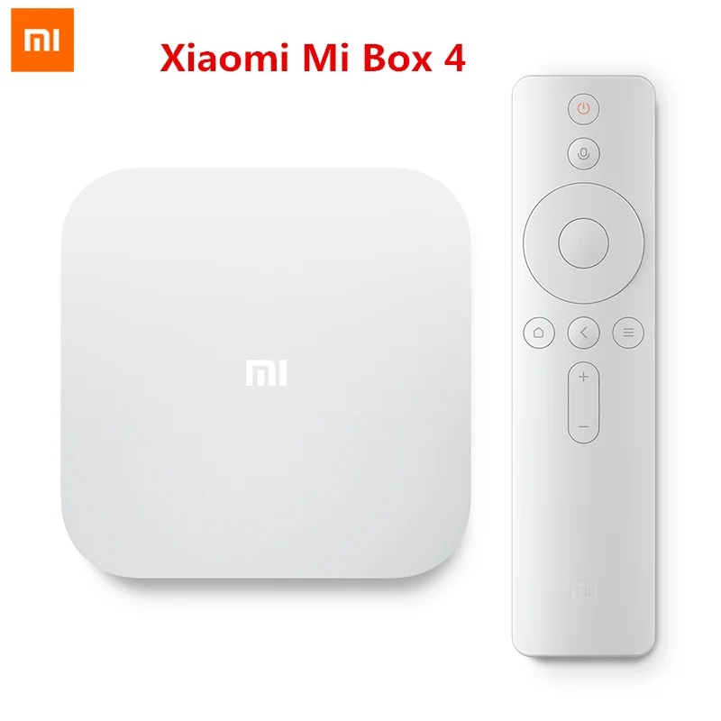 Китайская версия новая Xiaomi Mi коробка 4 Смарт Голосовое управление Android ТВ