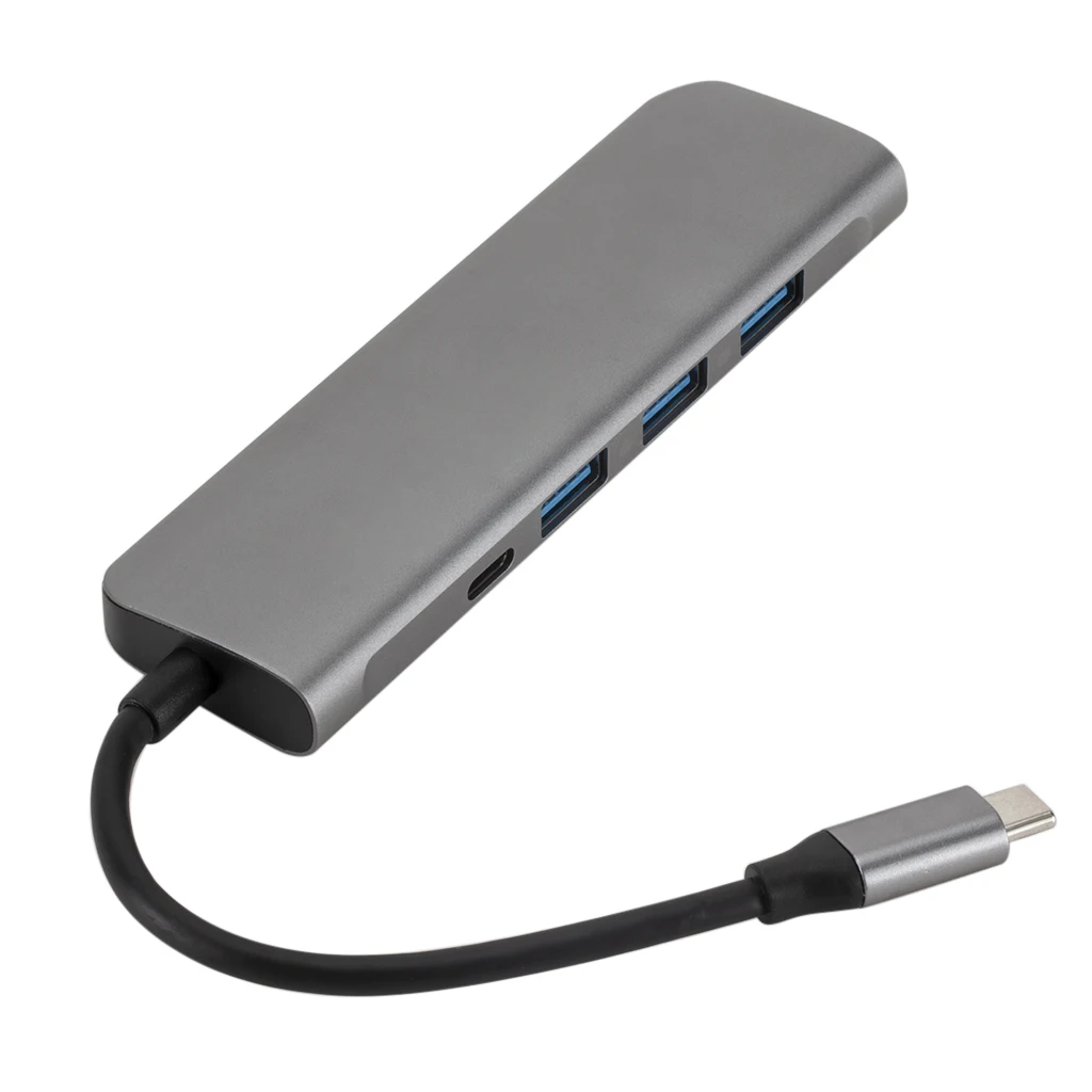 USB C концентратор type C HDMI VGA адаптер Thunderbolt 3 PD конвертер для Macbook Многофункциональный функциональный