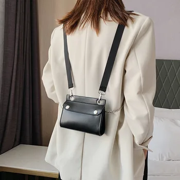 

Small Shoulder Bags for Women 2020 New Good Quality PU Leather Handbags Designer Mini Crossbody Bags Phone Purse Chains Belt Bag