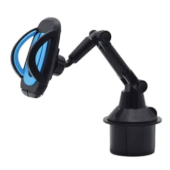 

360 Degree Car Control Console Seat Long tube Adjustable Angle Type Phone Holder 28GC