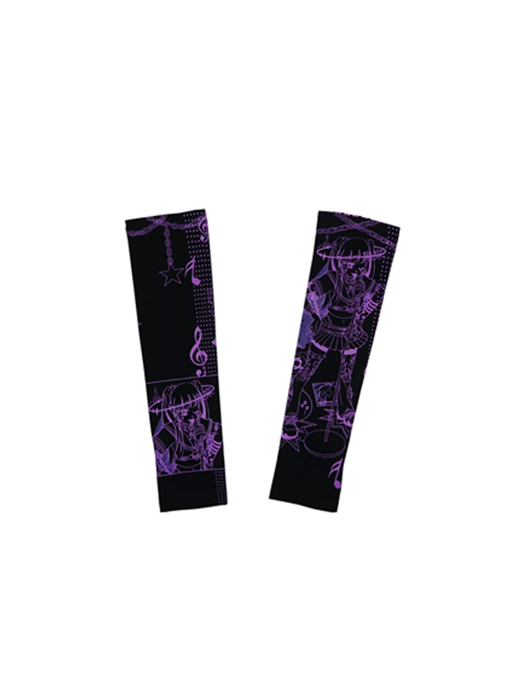 Band Harajuku Retro Sports Arm Compression Sleeve Cycling Arm Warmer Summer Running UV Protection Volleyball Sunscreen Bands