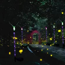 Солнечный свет управления стиль RGB светодиодный газон для наружного сада двора Grden лампы освещения