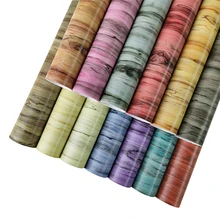 

XHT-411159 Wholesale Printed Imitated Wood Grain Embossing Faux Leather Cotton Backing for Making Bag Wallpaper Table Mat