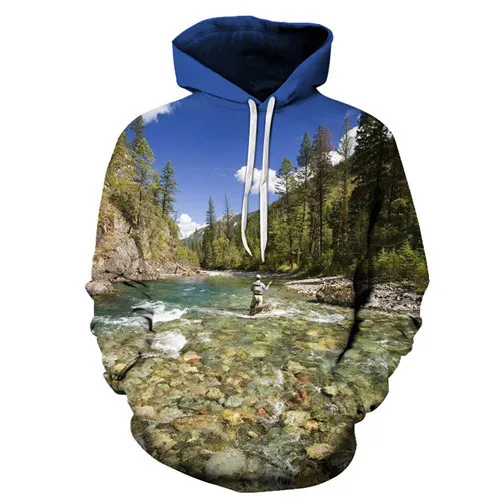 3D Tropical Fish Funny Hoodies For Fishinger Fisher man Men Women Long Sleeve Hoody Sweatshirts Hooded Streetwear fishing Jacket - Цвет: LMS-187